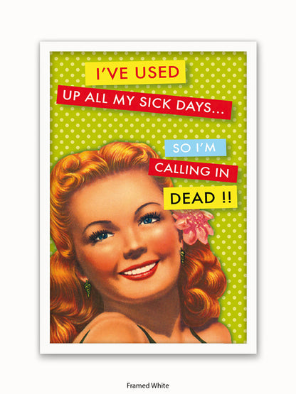 Calling In Dead Poster