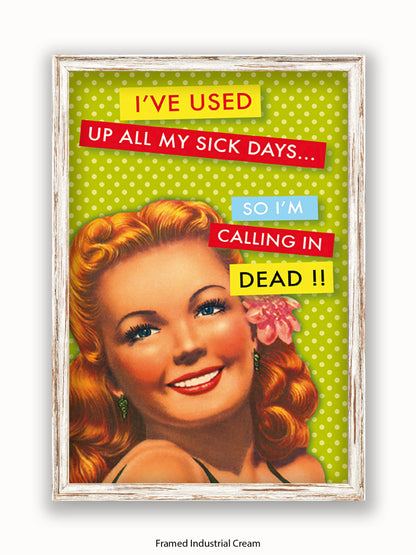 Calling In Dead Poster