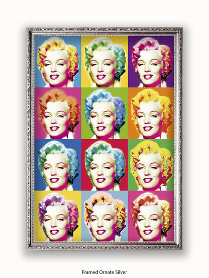 Marilyn Monroe Visions Pop Art Poster