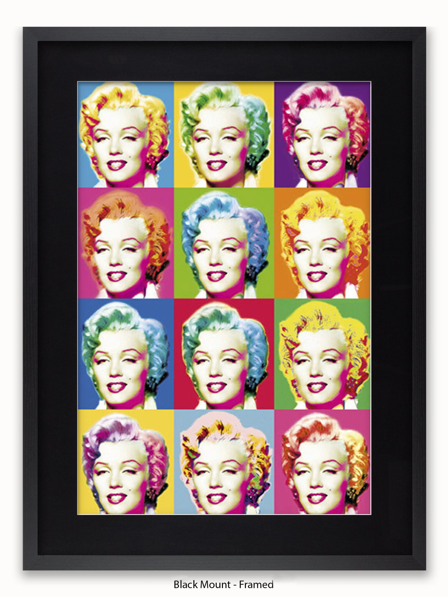 Marilyn Monroe Visions Pop Art Poster