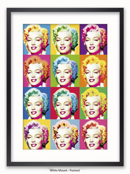 Marilyn Monroe Visions Pop Art Poster
