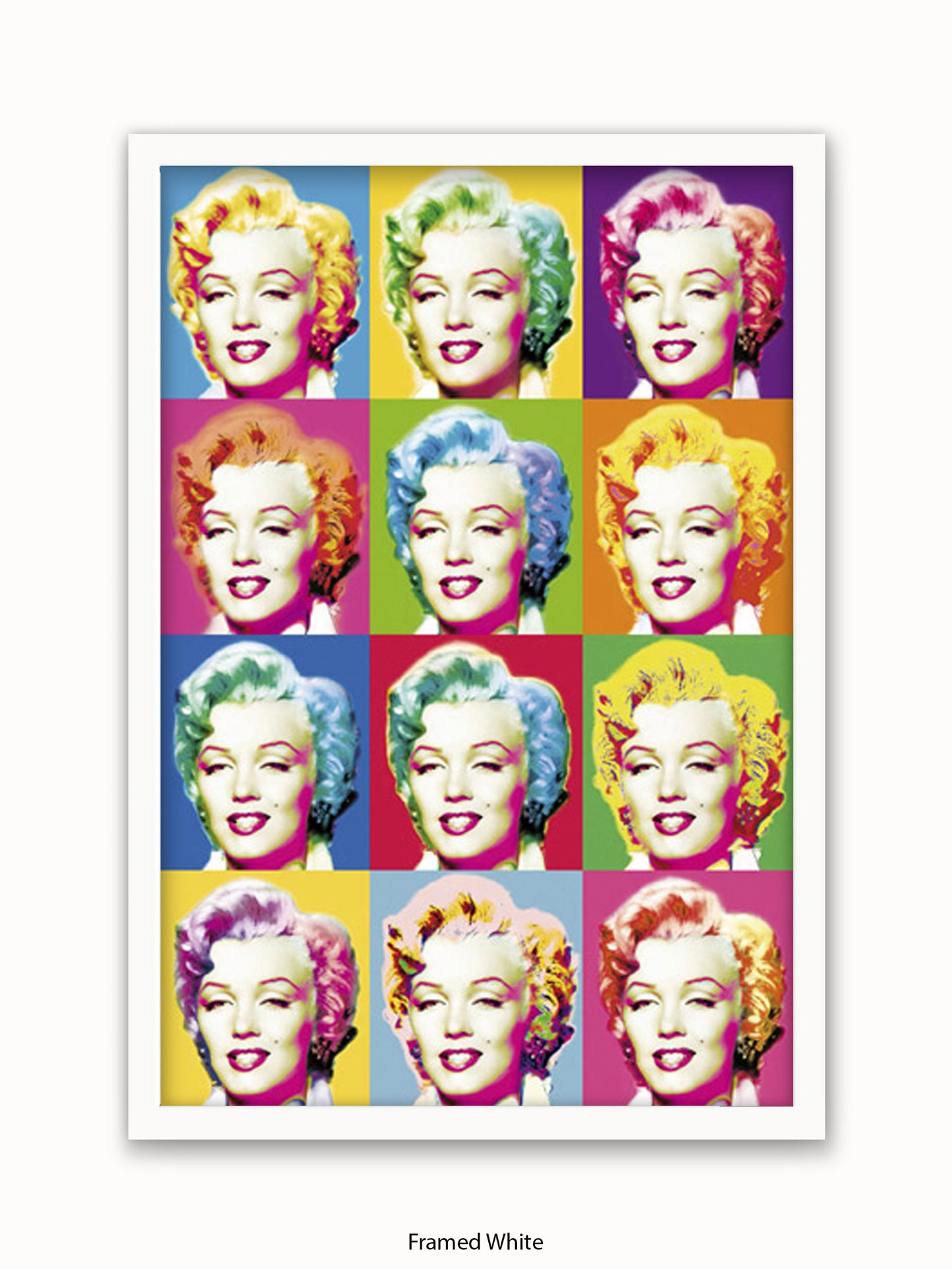 Marilyn Monroe Visions Pop Art Poster
