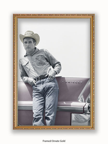 Paul Newman Blue Eyes Poster