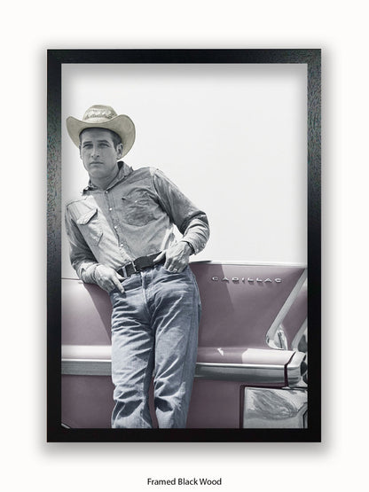 Paul Newman Blue Eyes Poster