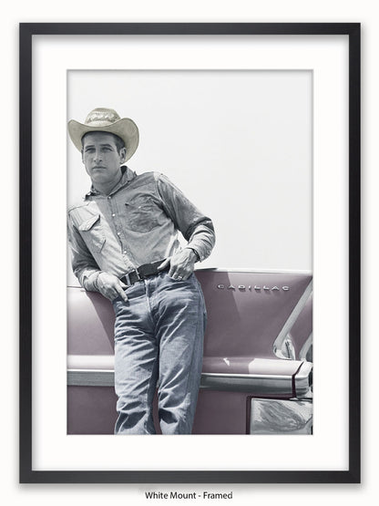 Paul Newman Blue Eyes Poster