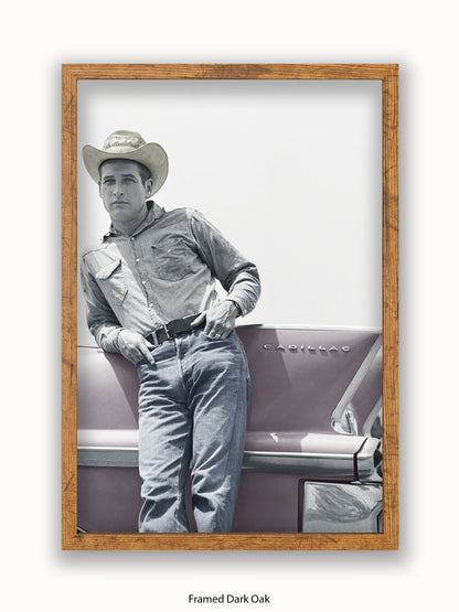Paul Newman Blue Eyes Poster
