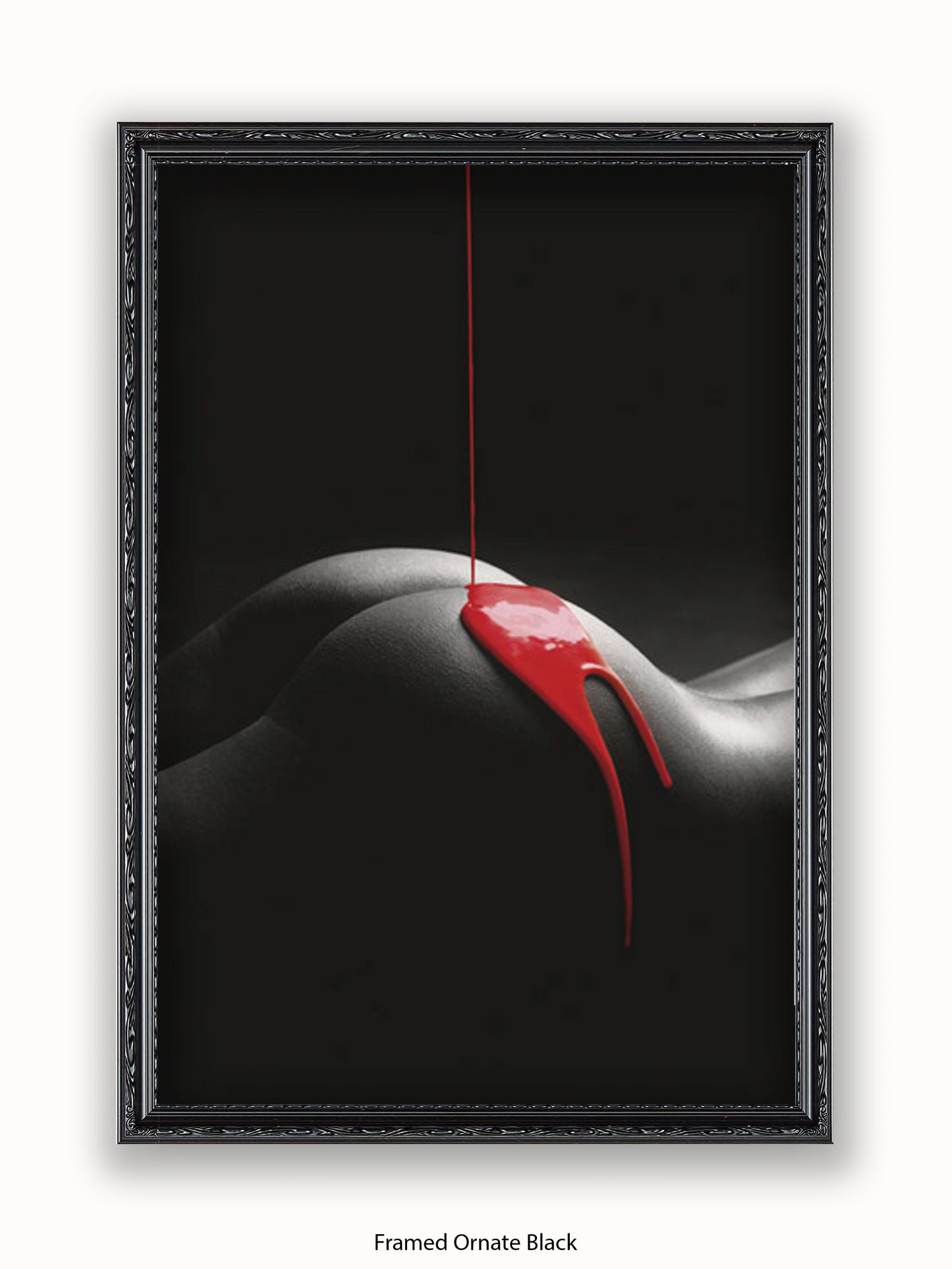 Rouge Et Noir Red Paint Poster