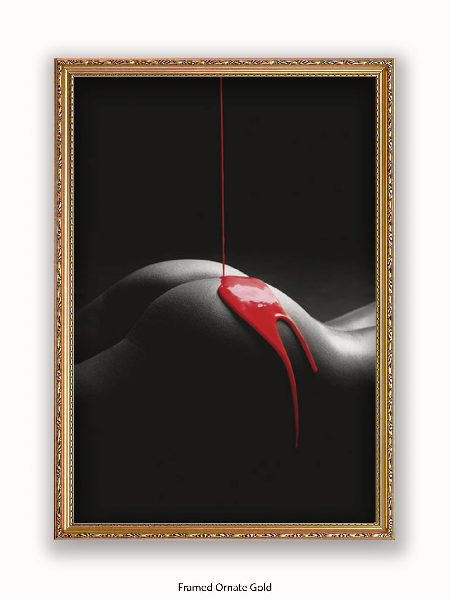 Rouge Et Noir Red Paint Poster