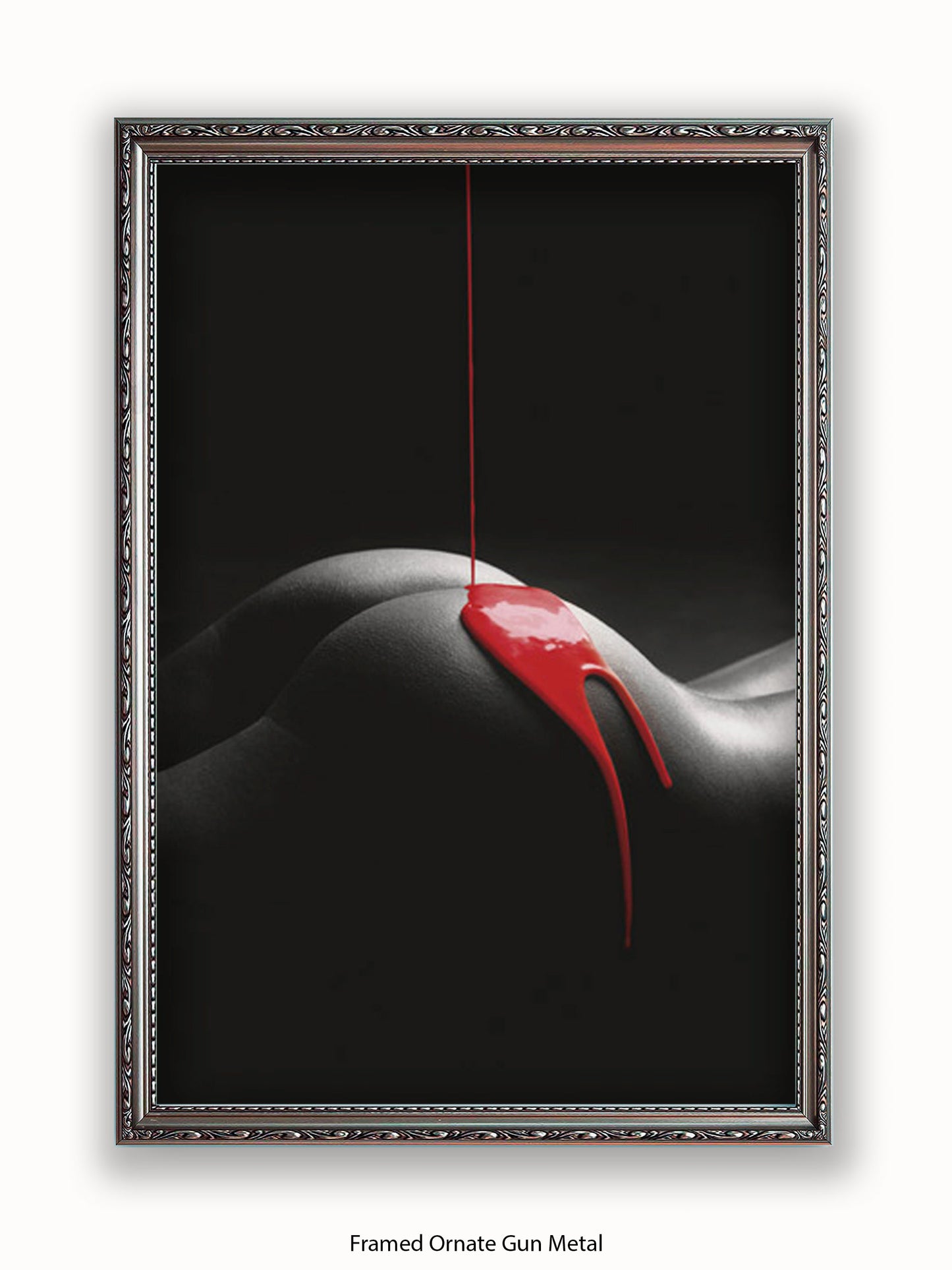 Rouge Et Noir Red Paint Poster