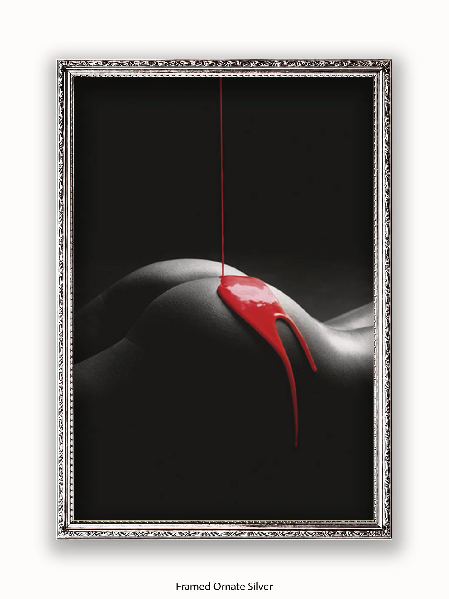 Rouge Et Noir Red Paint Poster