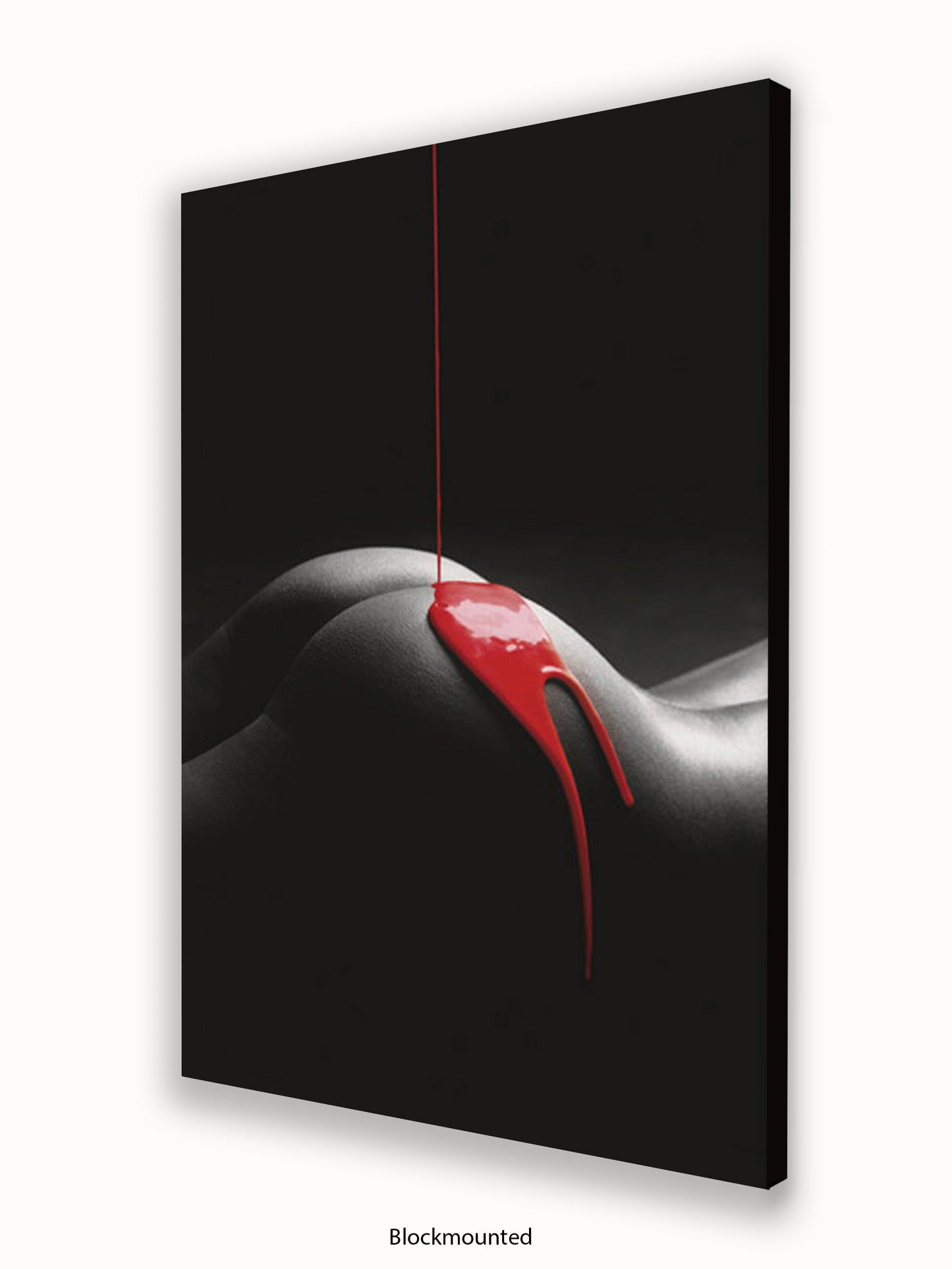 Rouge Et Noir Red Paint Poster