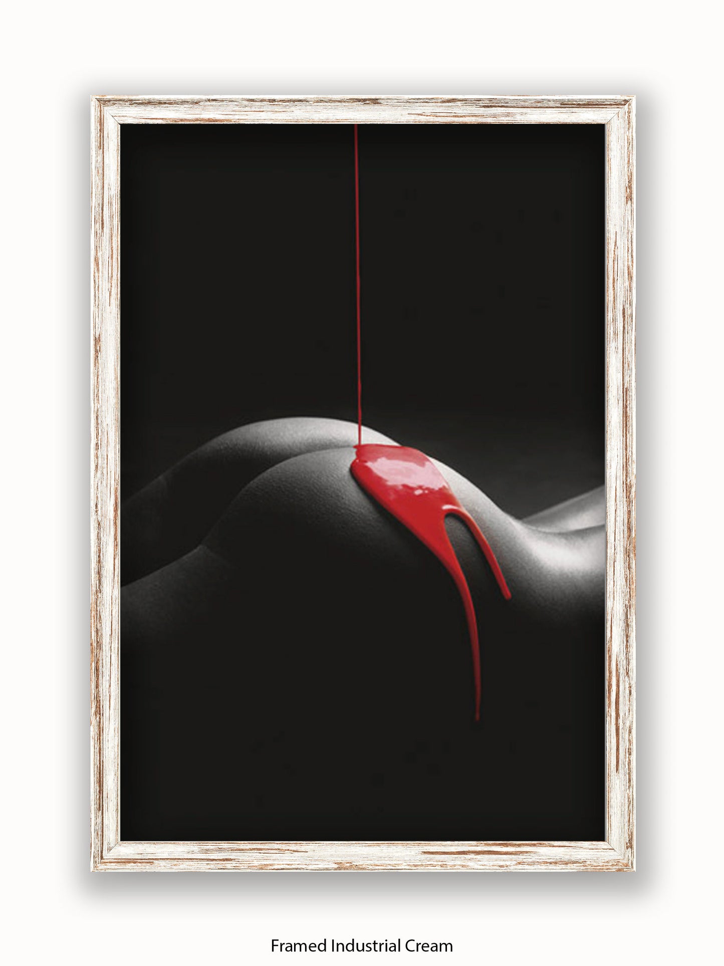 Rouge Et Noir Red Paint Poster