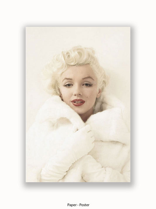 Marilyn Monroe Mink Poster
