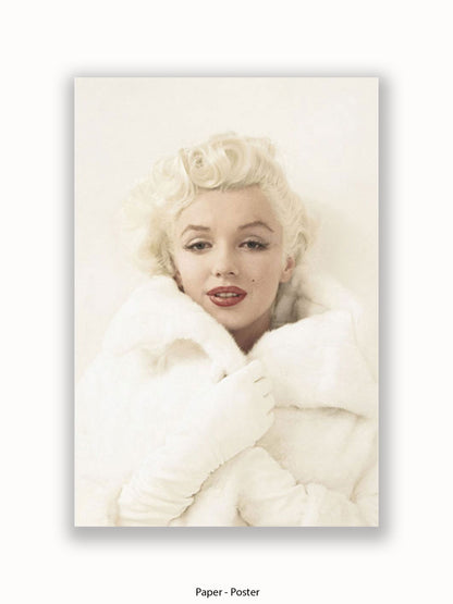 Marilyn Monroe Mink Poster