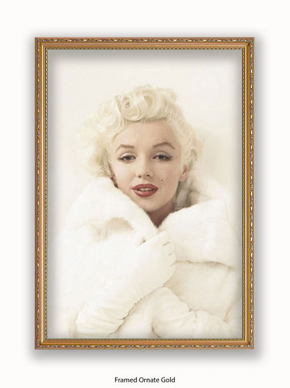 Marilyn Monroe Mink Poster