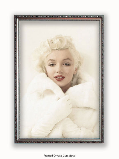 Marilyn Monroe Mink Poster