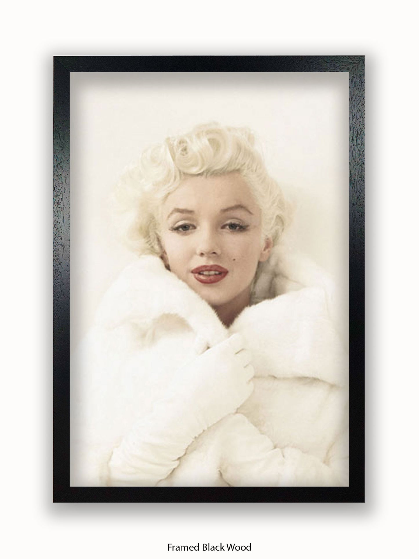 Marilyn Monroe Mink Poster