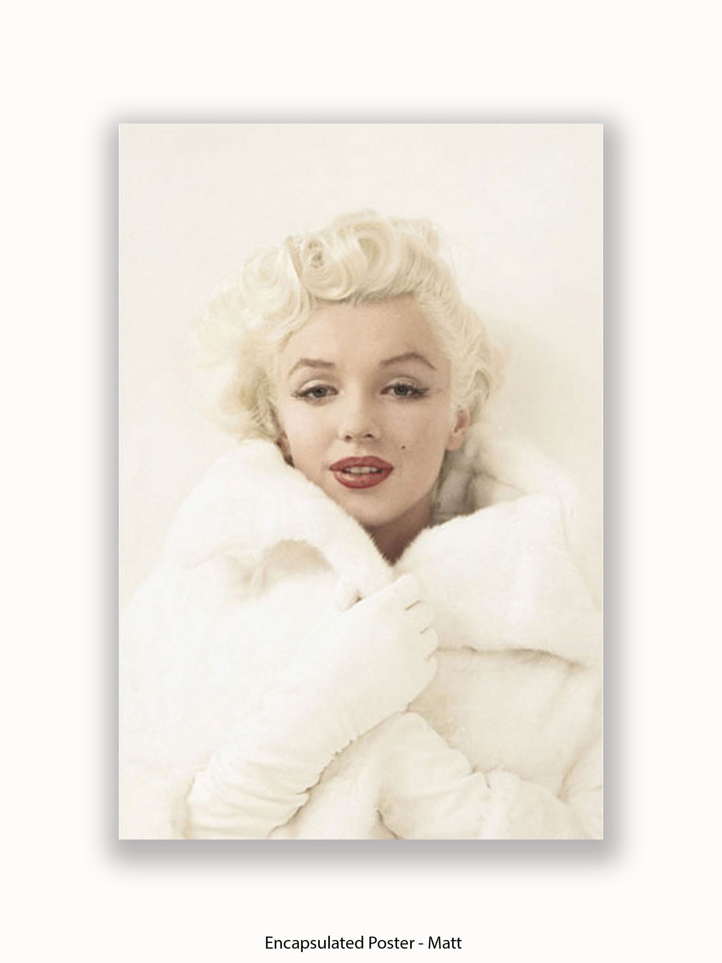 Marilyn Monroe Mink Poster