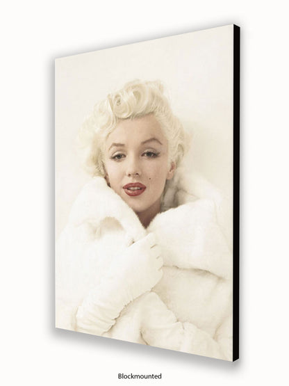 Marilyn Monroe Mink Poster