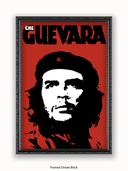 Che Guevara Red Poster