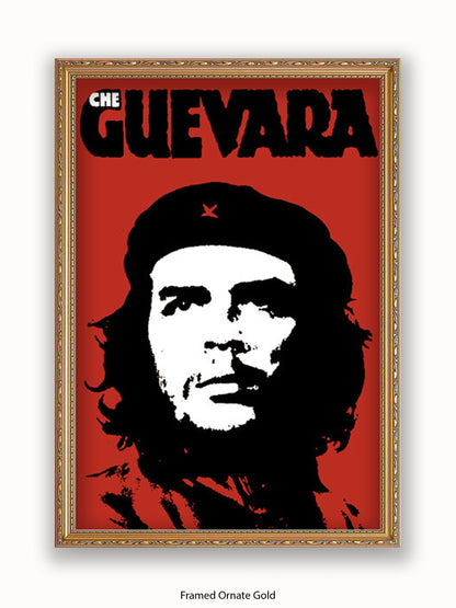 Che Guevara Red Poster