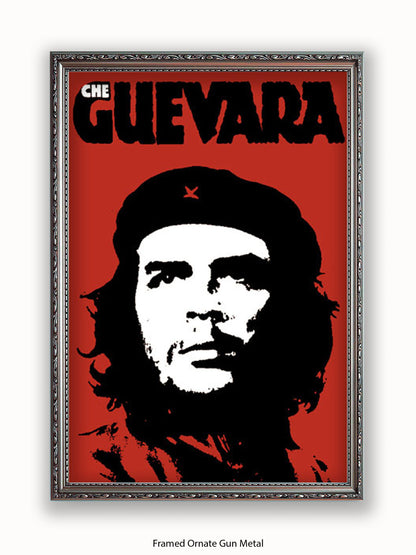 Che Guevara Red Poster