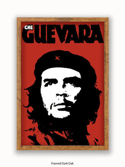 Che Guevara Red Poster