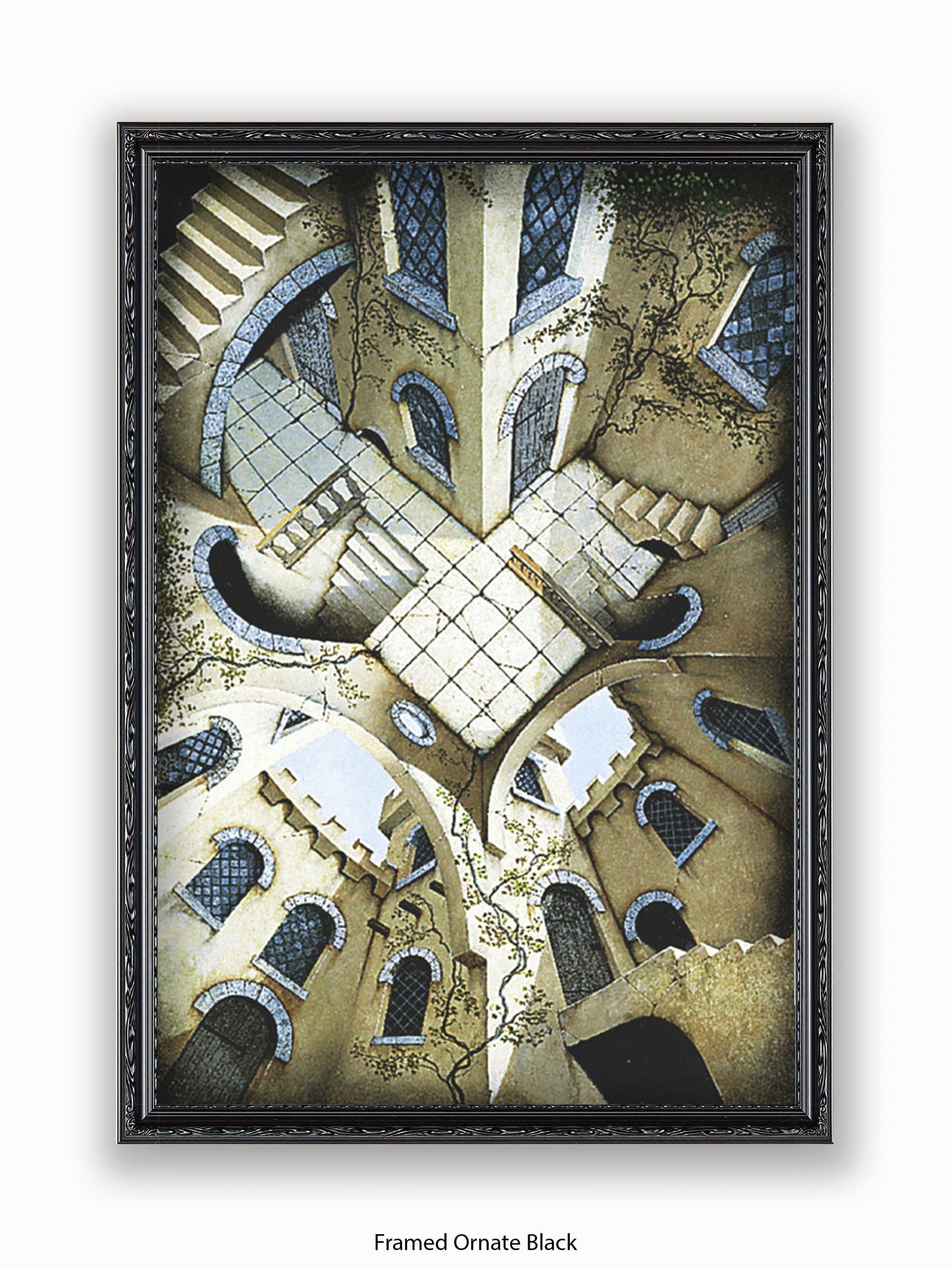 Irvine Peacock The Courtyard Poster