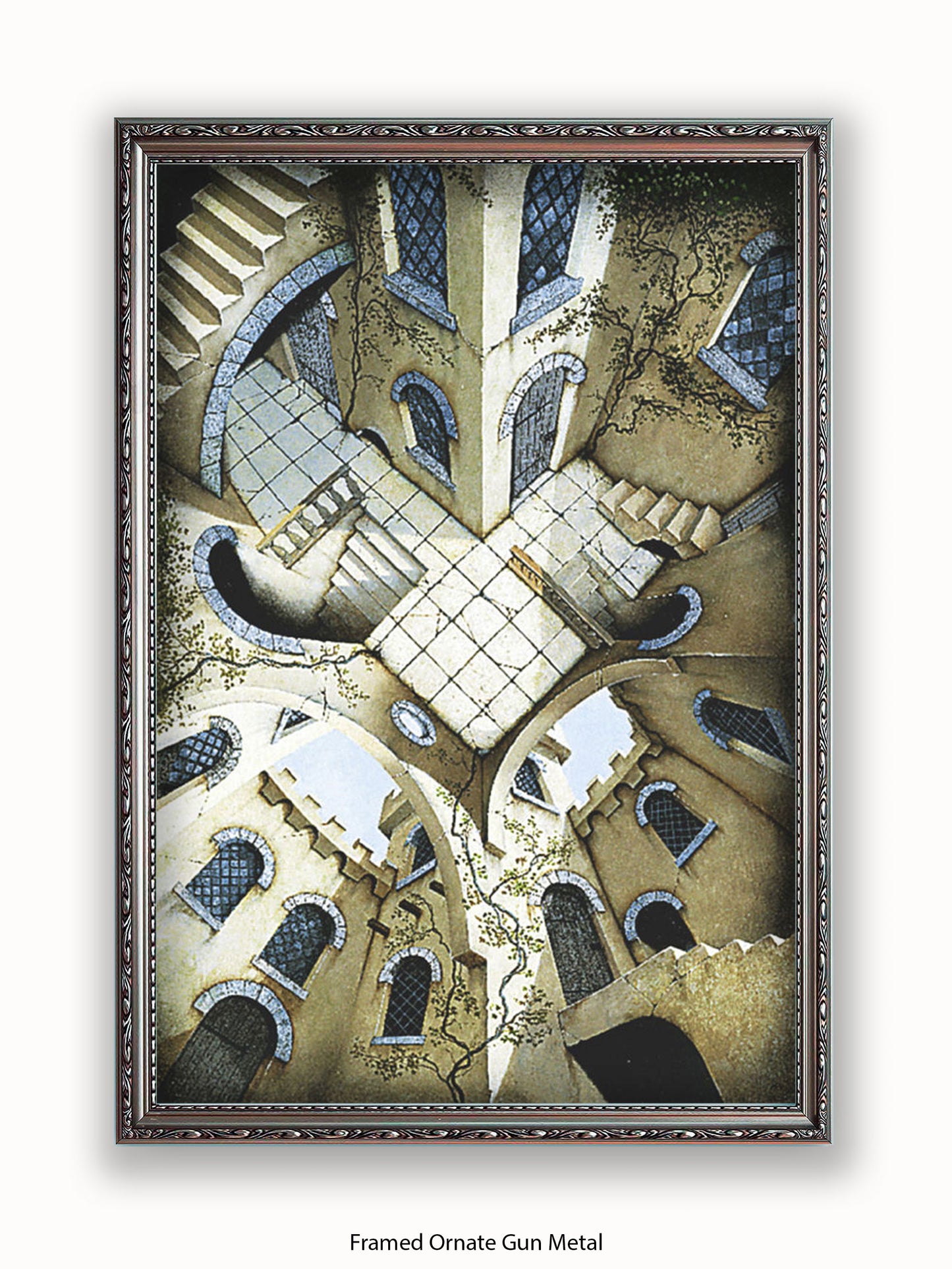Irvine Peacock The Courtyard Poster