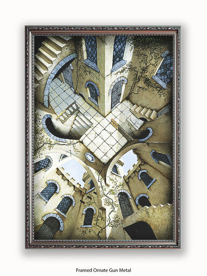 Irvine Peacock The Courtyard Poster