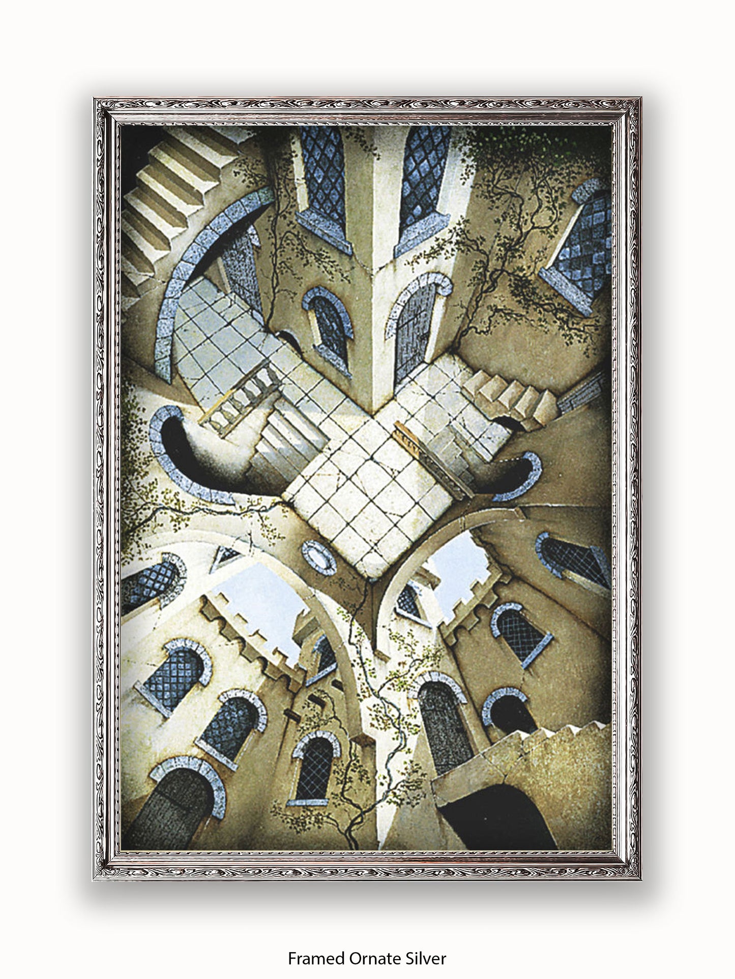 Irvine Peacock The Courtyard Poster