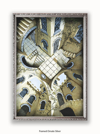Irvine Peacock The Courtyard Poster