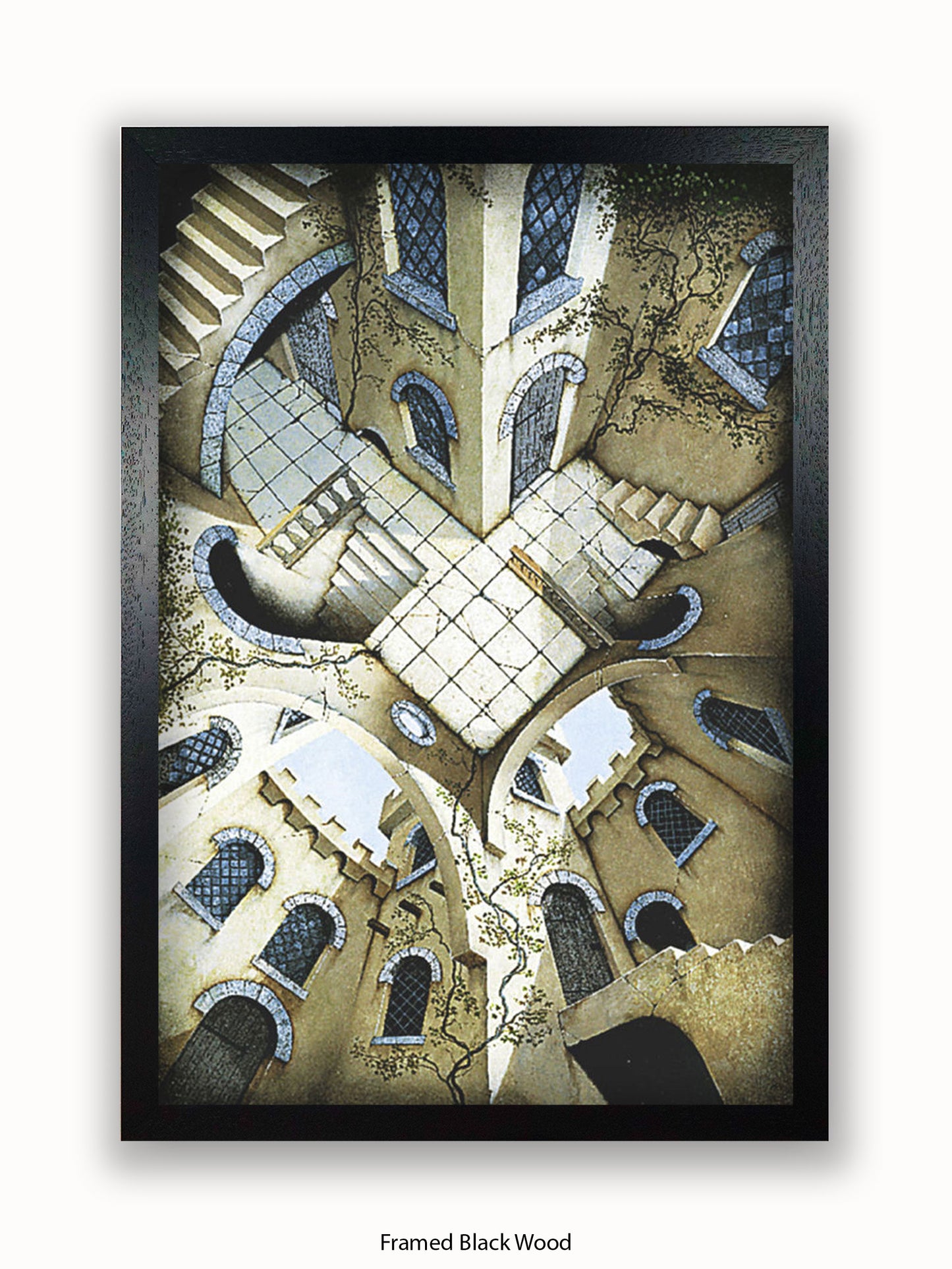 Irvine Peacock The Courtyard Poster