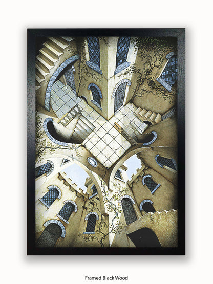 Irvine Peacock The Courtyard Poster