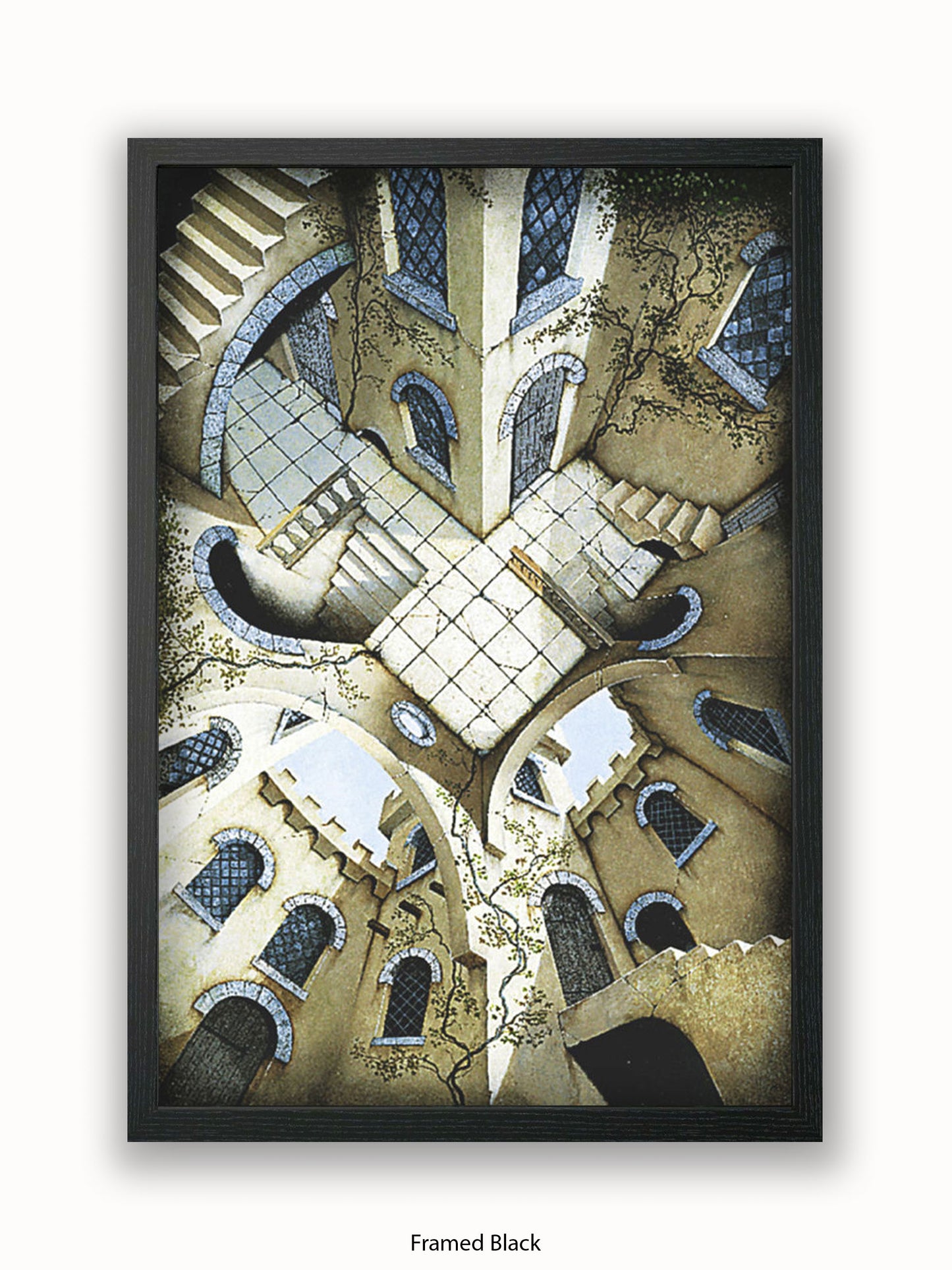 Irvine Peacock The Courtyard Poster