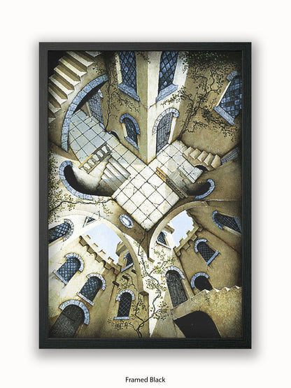 Irvine Peacock The Courtyard Poster