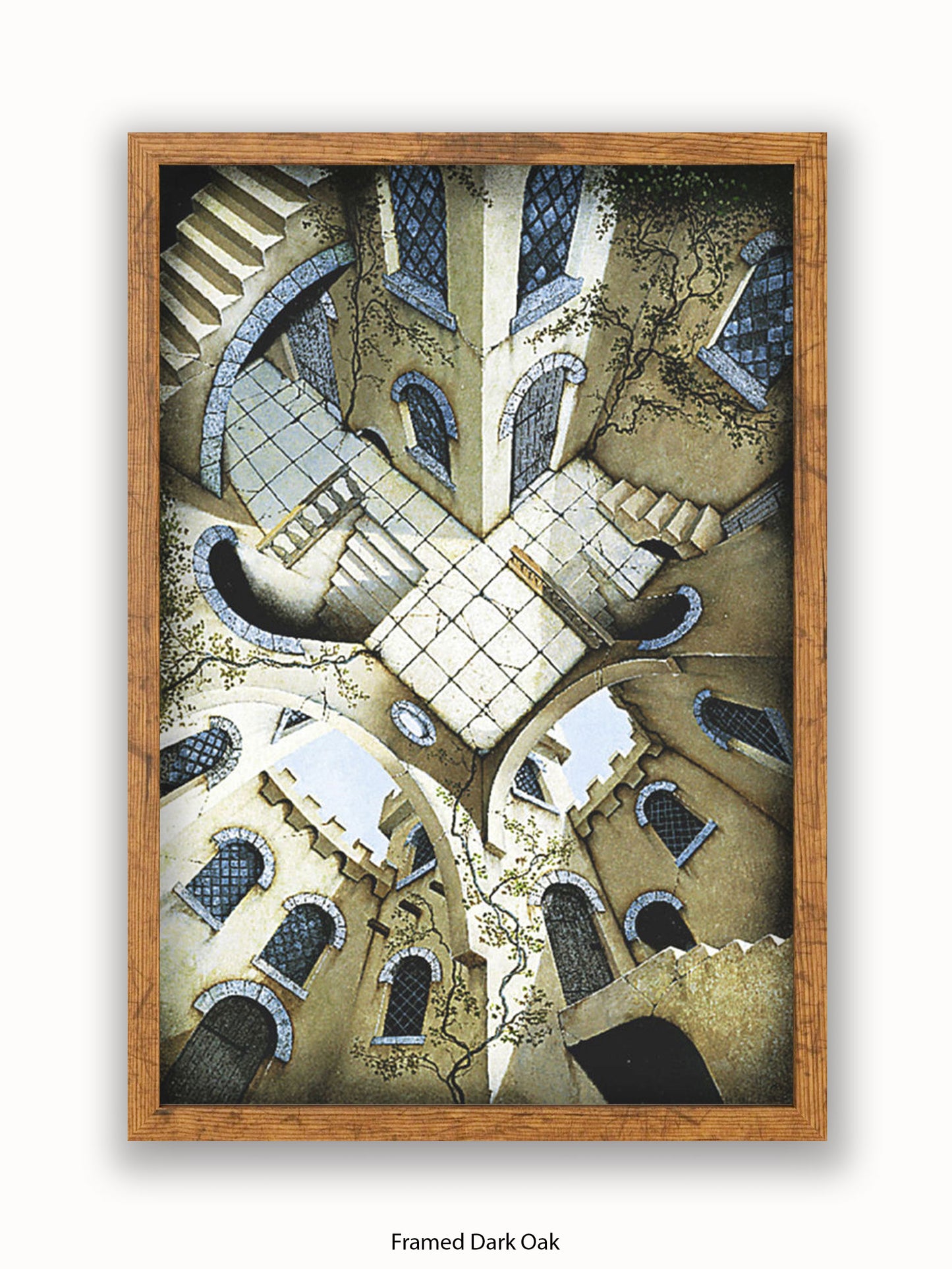 Irvine Peacock The Courtyard Poster
