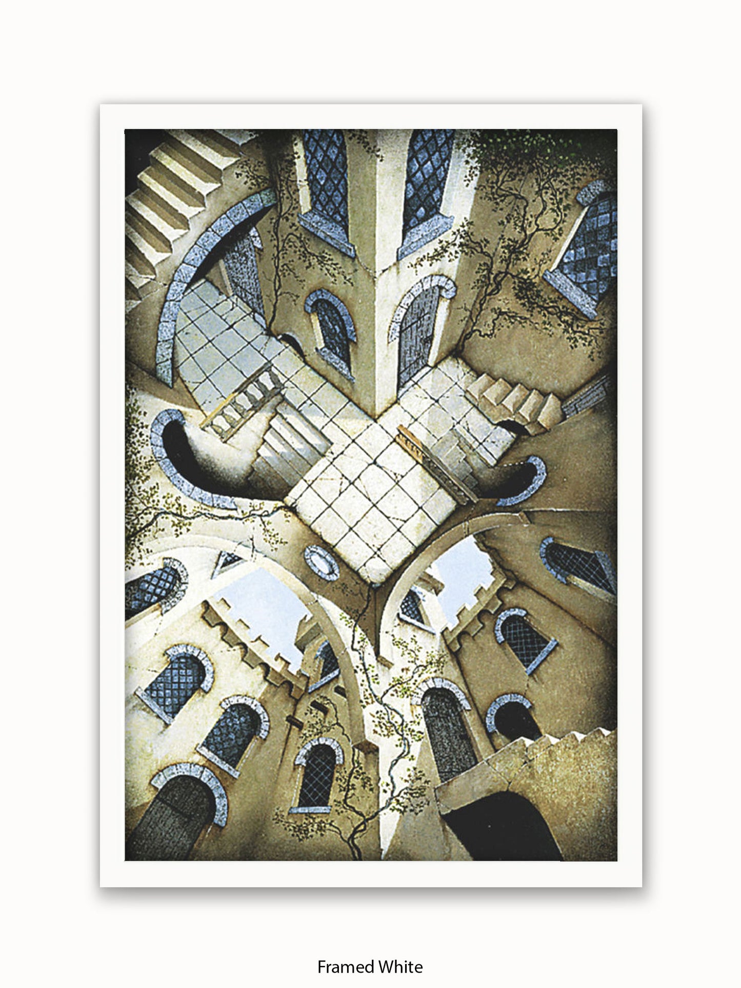 Irvine Peacock The Courtyard Poster