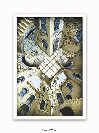 Irvine Peacock The Courtyard Poster