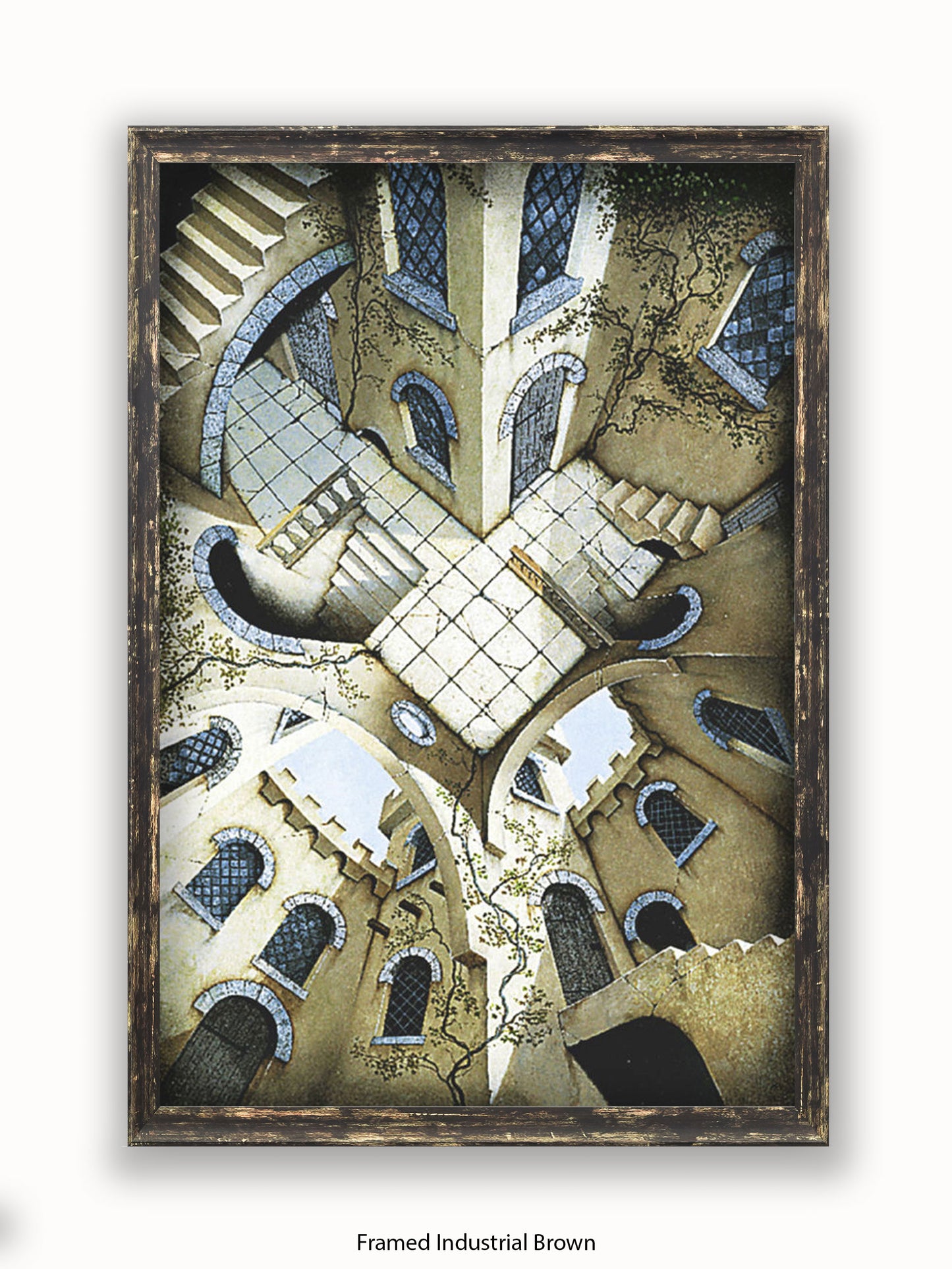 Irvine Peacock The Courtyard Poster