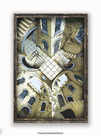 Irvine Peacock The Courtyard Poster