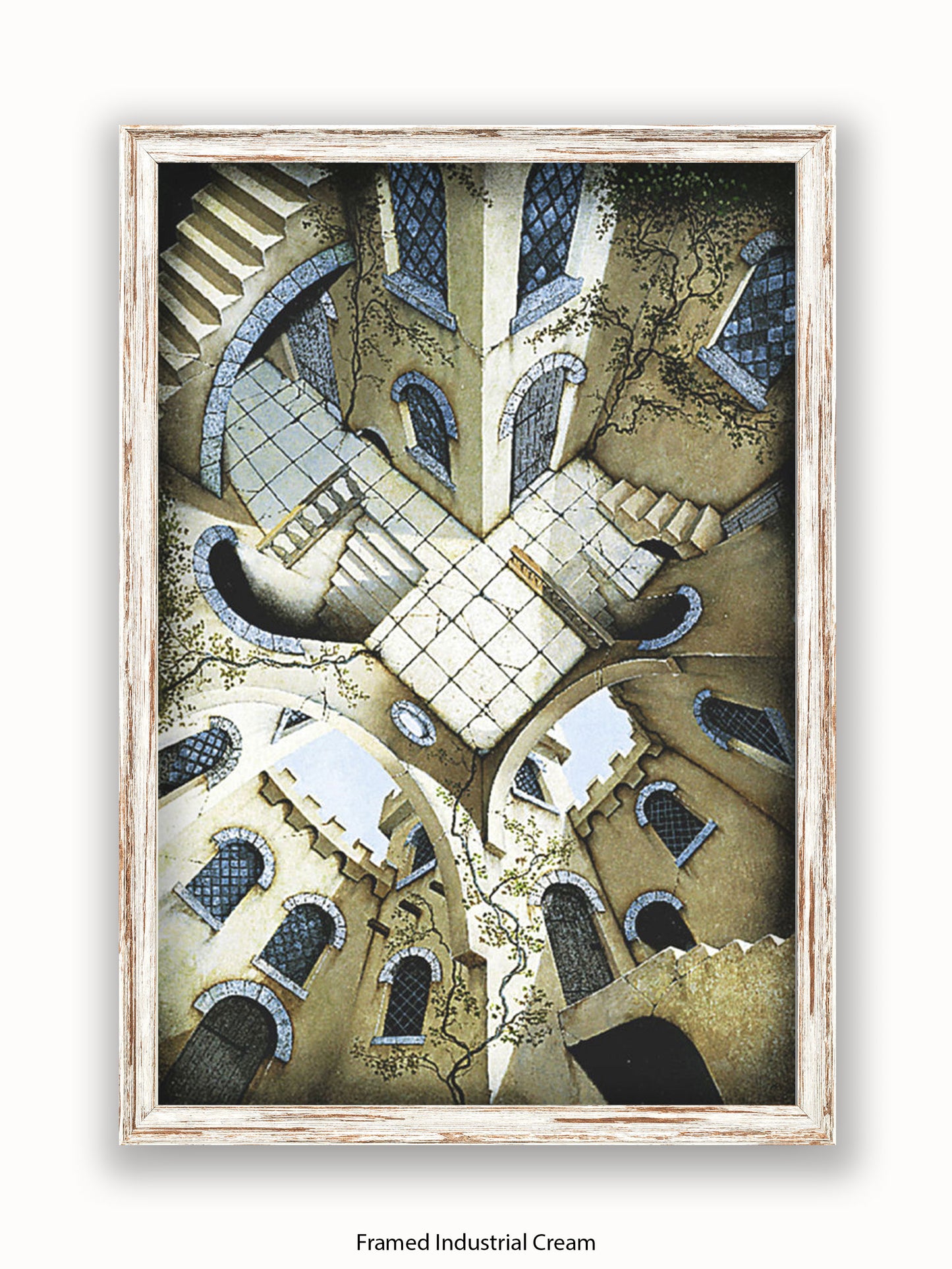 Irvine Peacock The Courtyard Poster