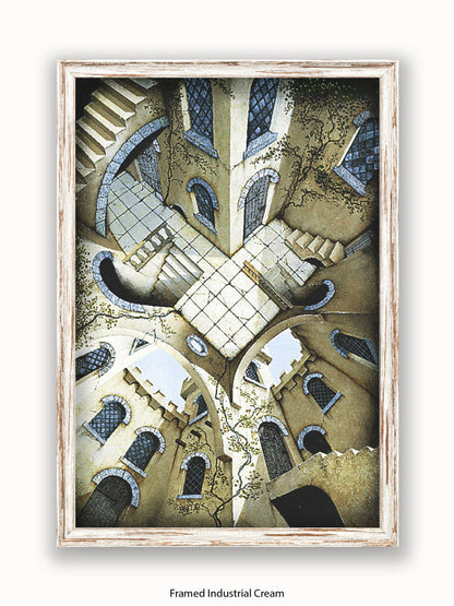Irvine Peacock The Courtyard Poster