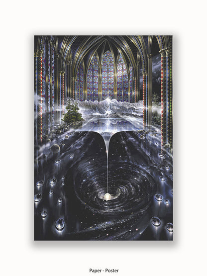 Genesis Abstract Psychedelic Poster