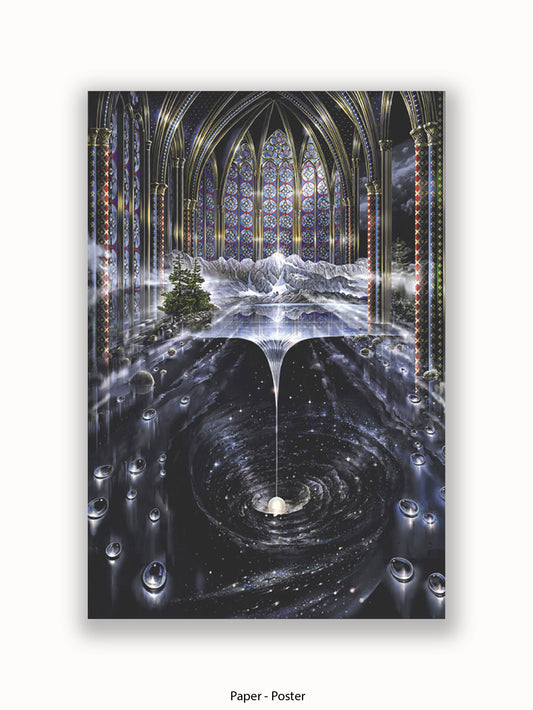 Genesis Abstract Psychedelic Poster