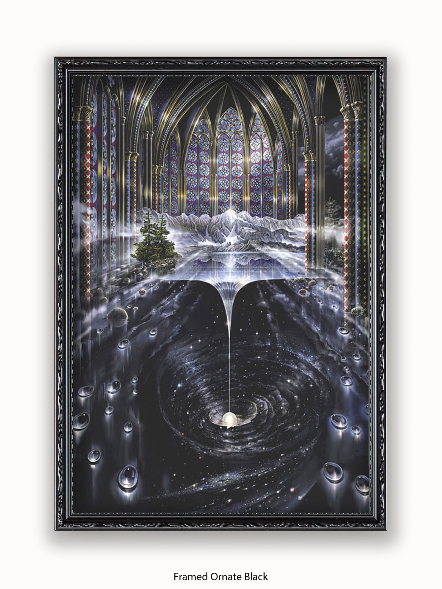Genesis Abstract Psychedelic Poster