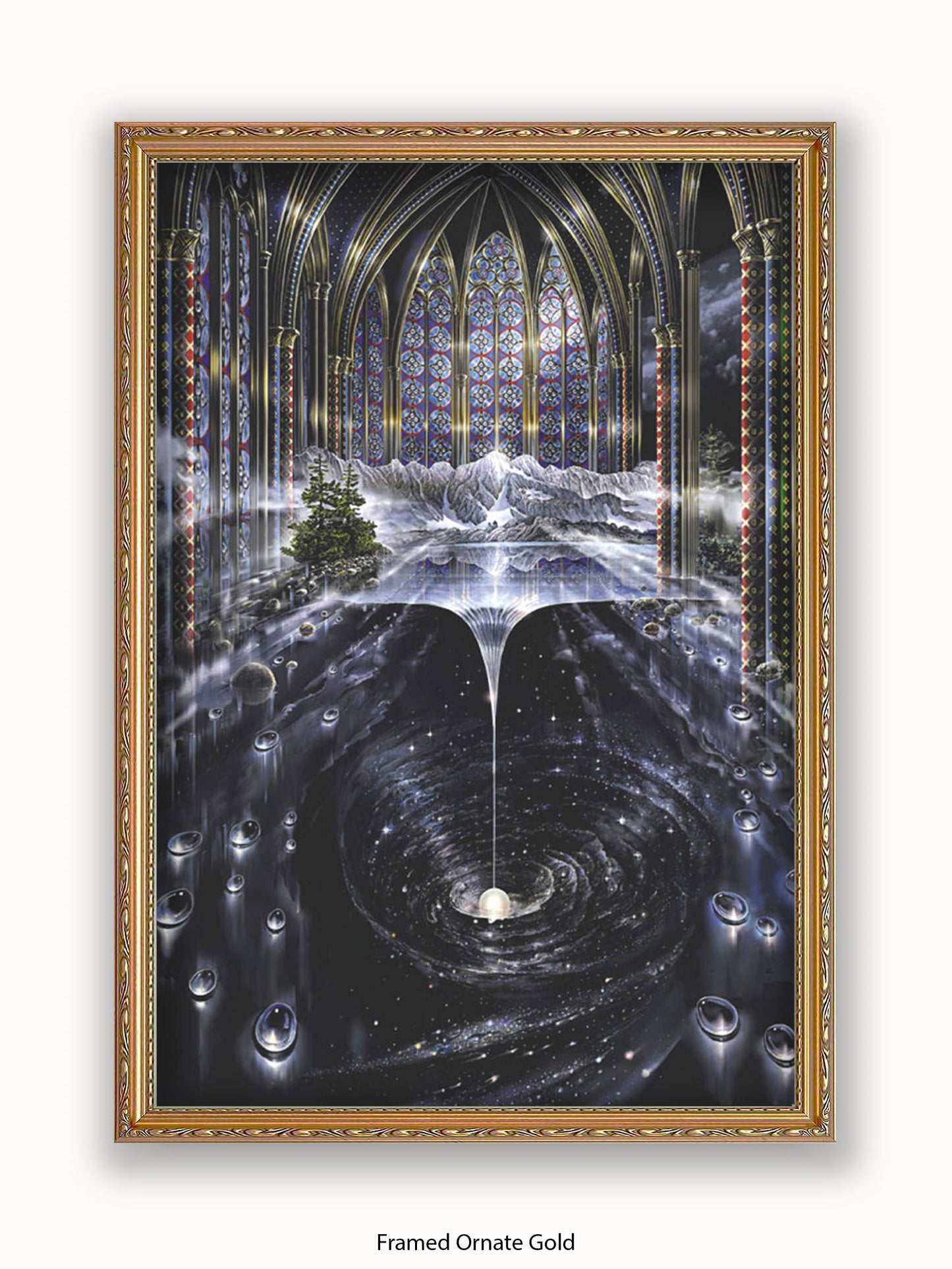 Genesis Abstract Psychedelic Poster