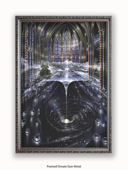 Genesis Abstract Psychedelic Poster