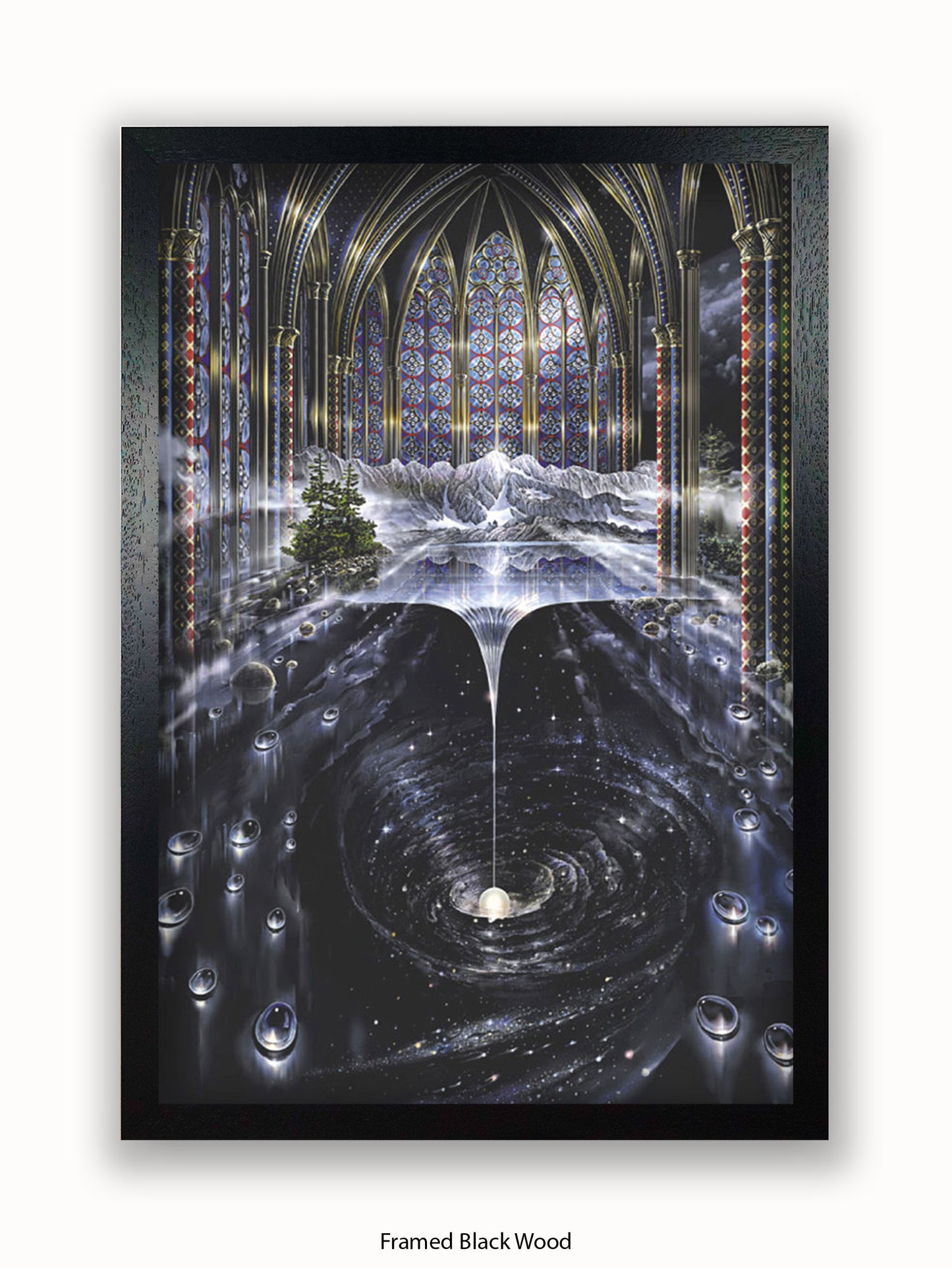 Genesis Abstract Psychedelic Poster