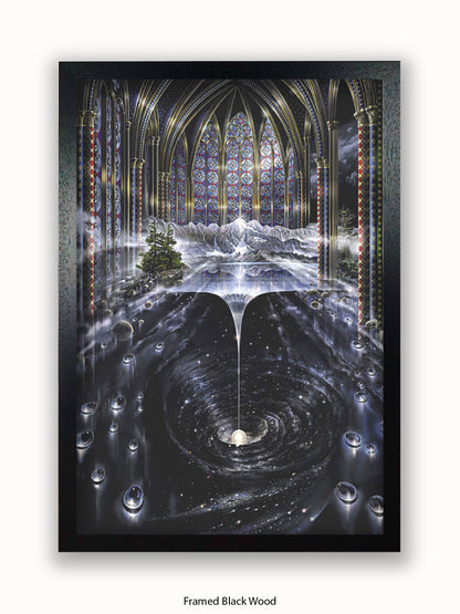 Genesis Abstract Psychedelic Poster